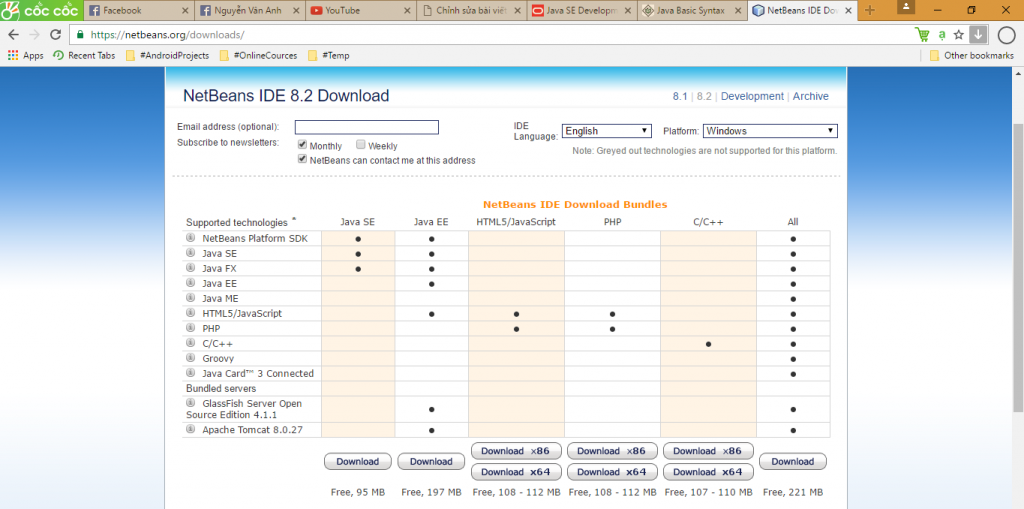 netbeans download