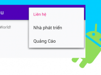 Bài 3:Menu trong Android (option menu,context menu,popup menu)