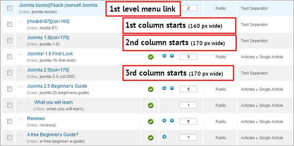 Hướng dẫn tạo mega drop-down menu trong Joomla 2.5