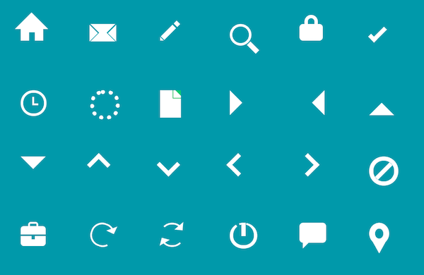 Tổng hợp các icons phổ biến làm bằng CSS3