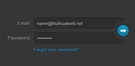 Thiết kế mẫu Dark Login Form cho Website