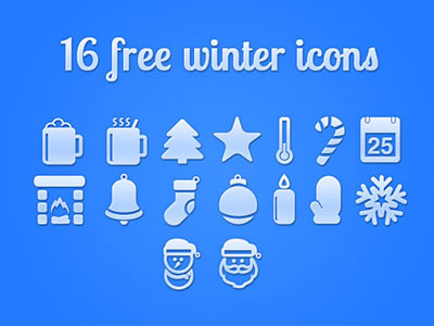 Bộ sưu tập Icons, Vectors , PSD cho ngày lễ giáng sinh