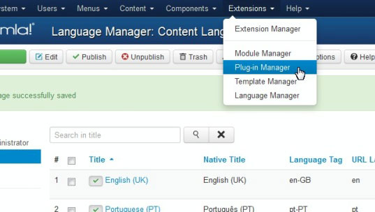 Từng bước cấu hình Multilanguage cho trang Joomla 3.x.