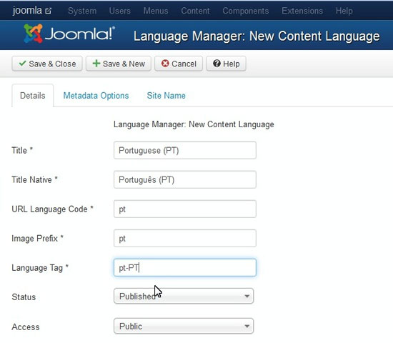 Từng bước cấu hình Multilanguage cho trang Joomla 3.x.