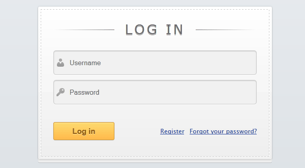 Đánh bóng form login với HTML5 và CSS3