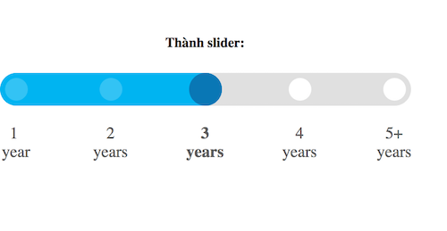 Tạo slider từ radio button với jQuery Plugin