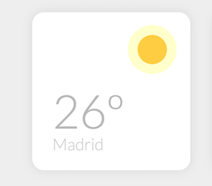 Weather Widgets : Mẫu dự báo thời tiết đơn giản bằng CSS3